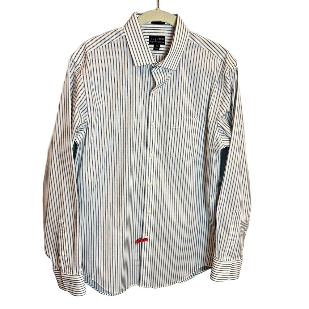 J. by J.‎ Crew Flex Wrinkle Free Men’s Striped  Shirt
